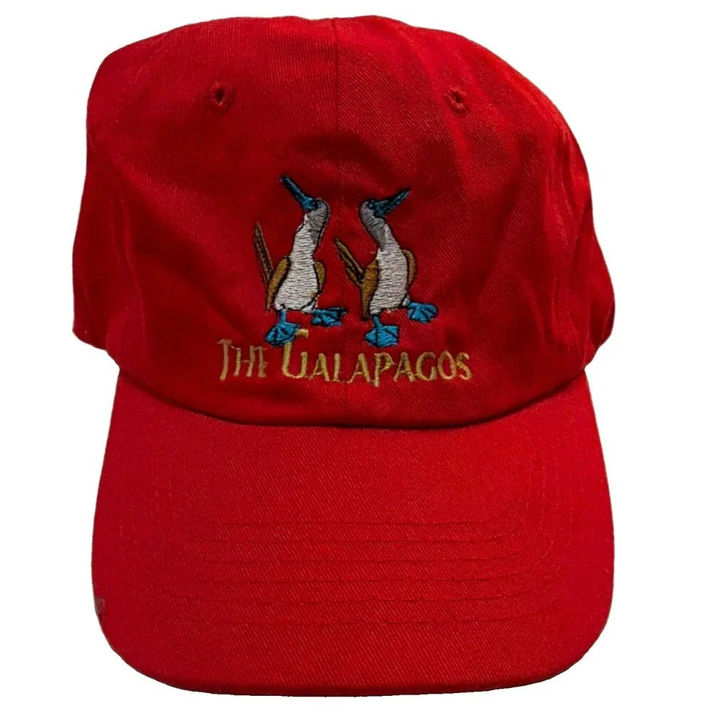 The Galapagos Embroidered Adjustable YIBO Internacional Cap NWT